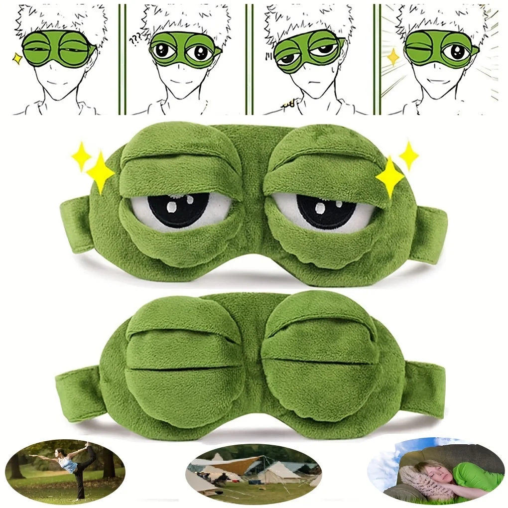 Dreamy Frog Nap Mask