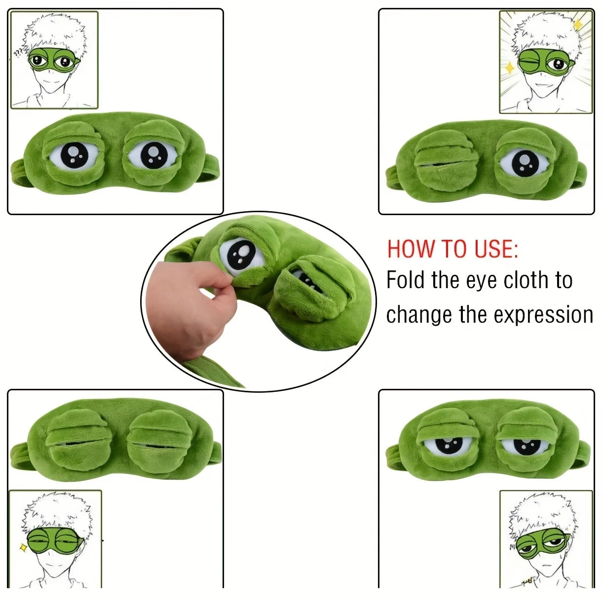 Dreamy Frog Nap Mask